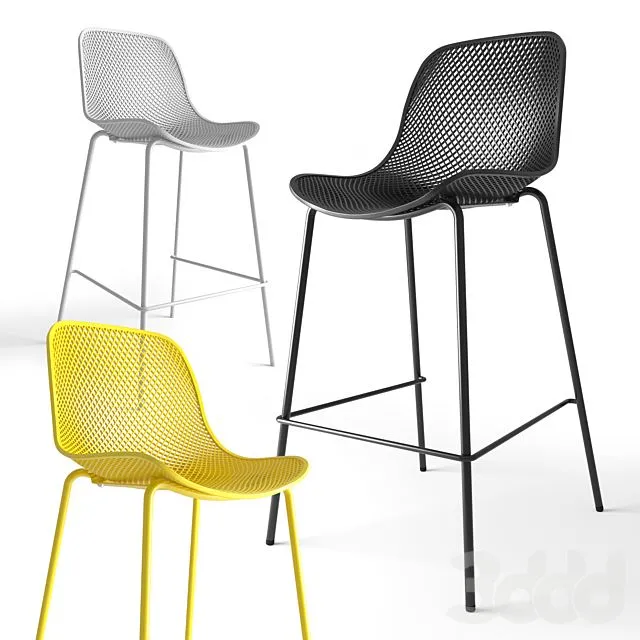 Quinby by Julia Grup bar chair 3dsMax Model