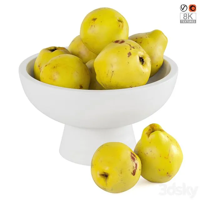 Quinces in a vase 3dsMax Model