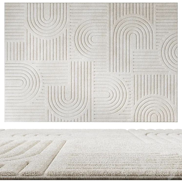 Quincey rug by Eco Kilim 3DS Max
