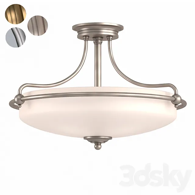 Quoizel Ceiling lamp QZ-GRIFFIN-SFM-AN 3ds Max