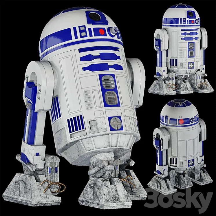 R2-D2 (Star Wars) 3DS Max