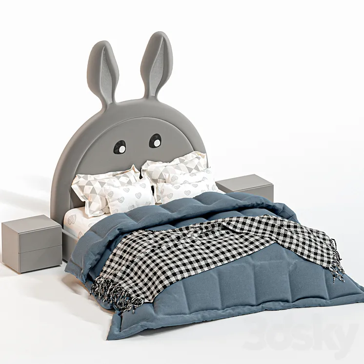 Rabbit bed 3DS Max Model