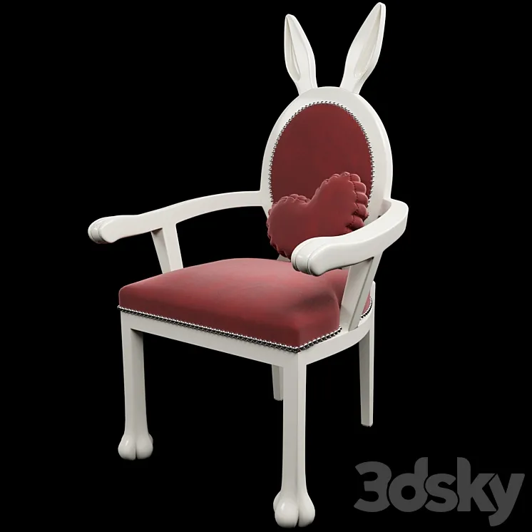 Rabbit chair 3DS Max Model