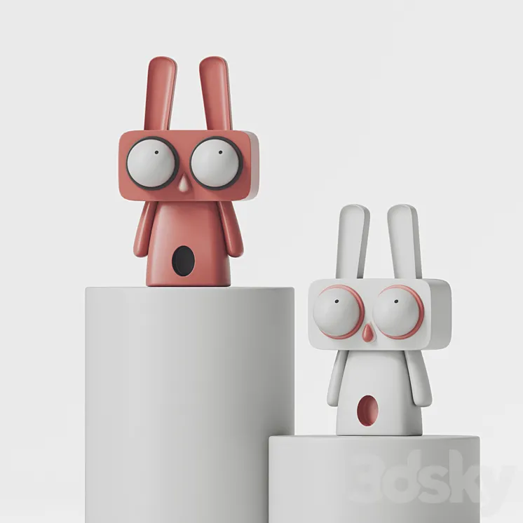 rabbit sculpture 3DS Max