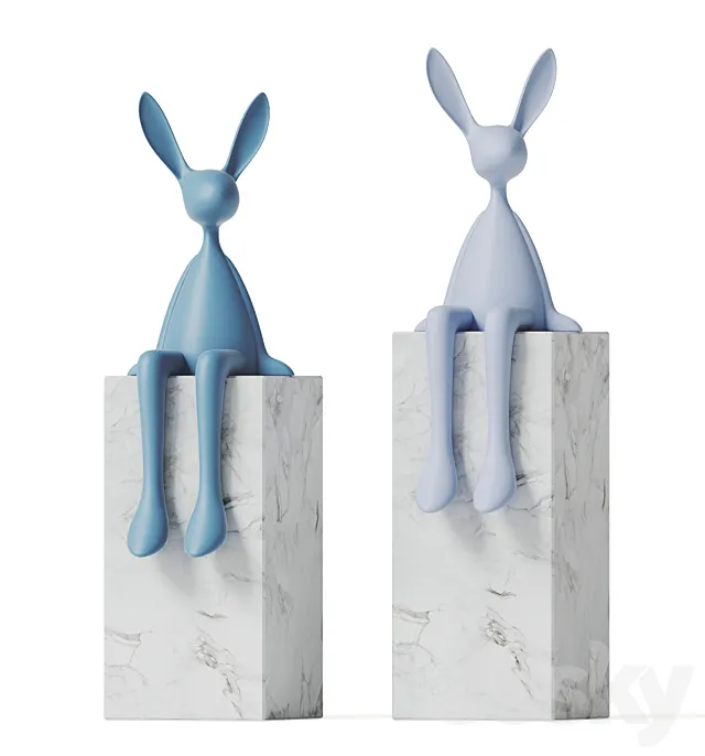 Rabbit Sculpture 3DSMax File
