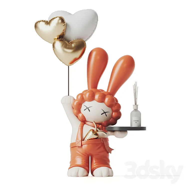 rabbit toys 3DS Max Model