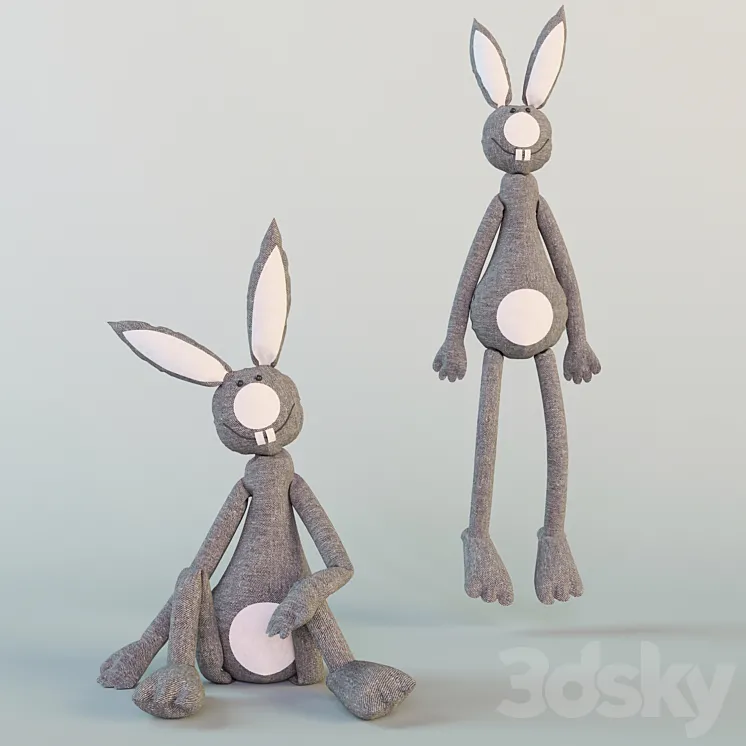 rabbits 3DS Max
