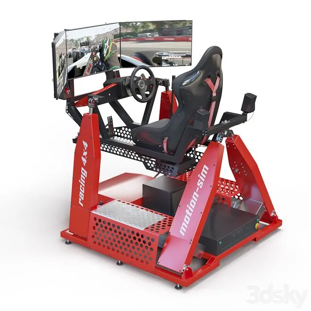 Racing Game Simulator motion sim 3dsMax Model