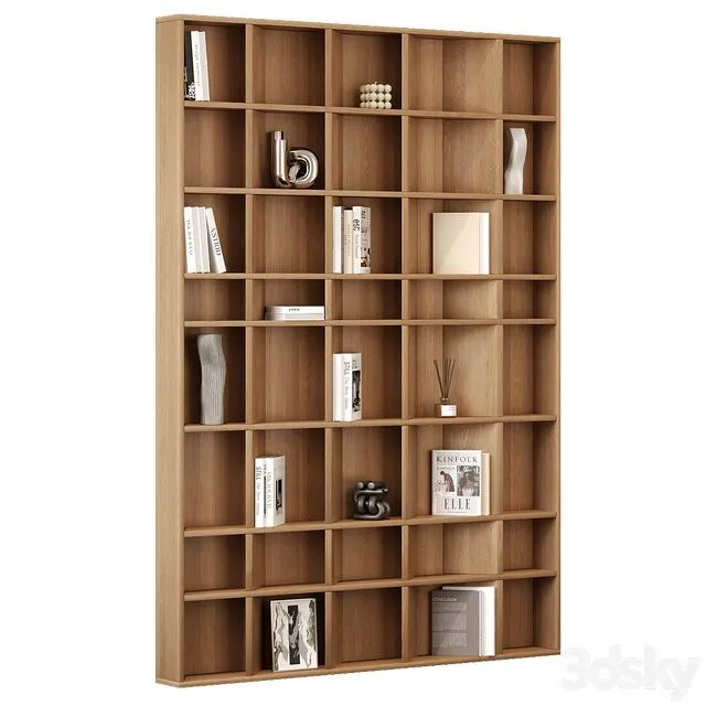Rack 45 Yaratam in three colors with decor 3dsMax Model