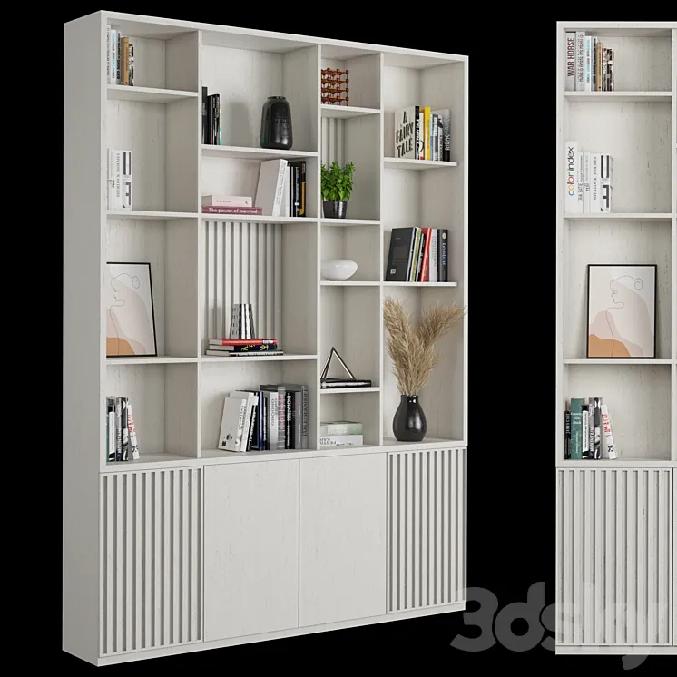 Rack and Bookcase 09 3DS Max
