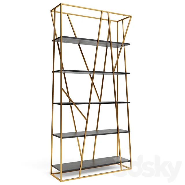 Rack Powell gold 3DS Max Model