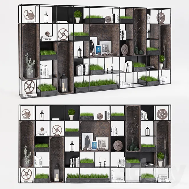 Rack with Loft set 3ds Max