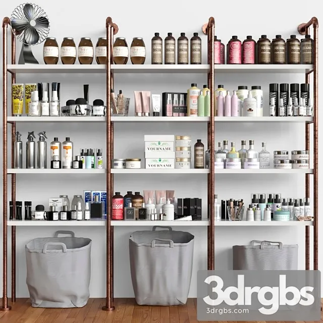Rack with professional cosmetics for beauty salons 11 3dsmax Download