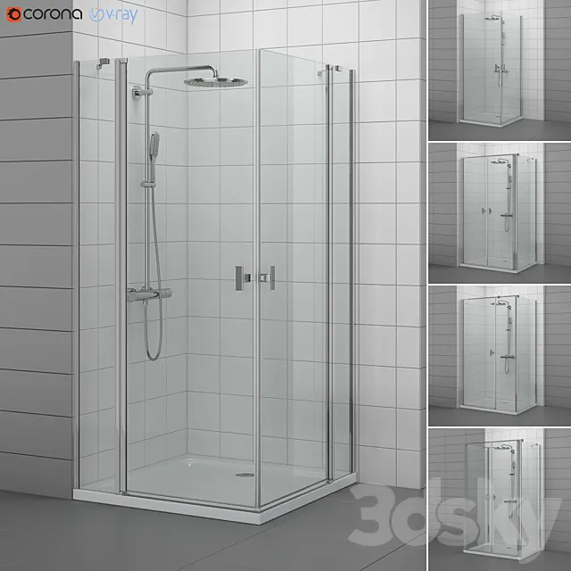 Radaway Showers | NES 1 3DS Max Model