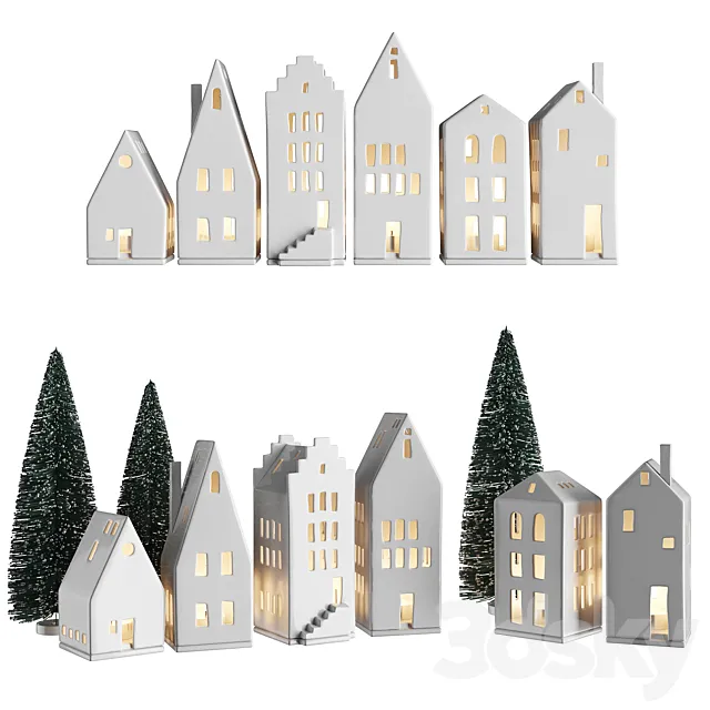 Rader Light House set 3ds Max