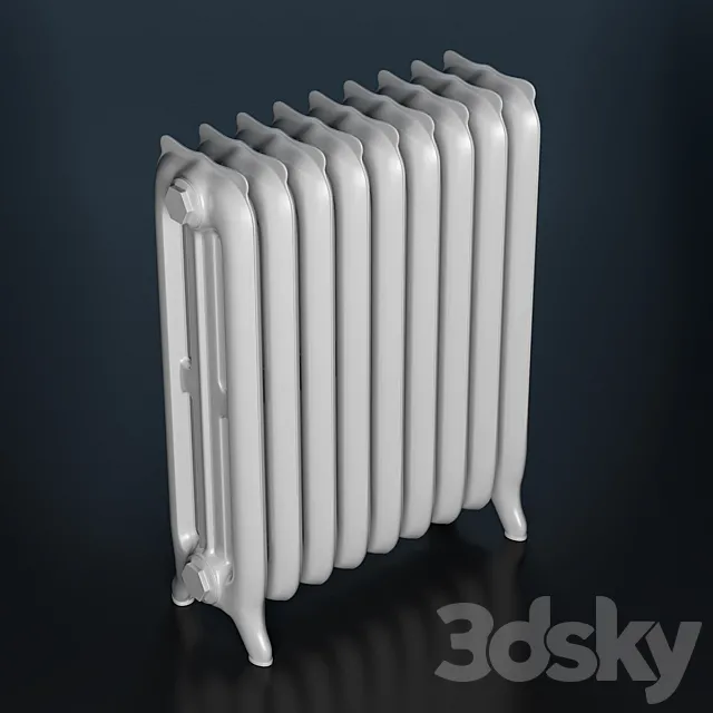 Radiator heating 3DSMax File