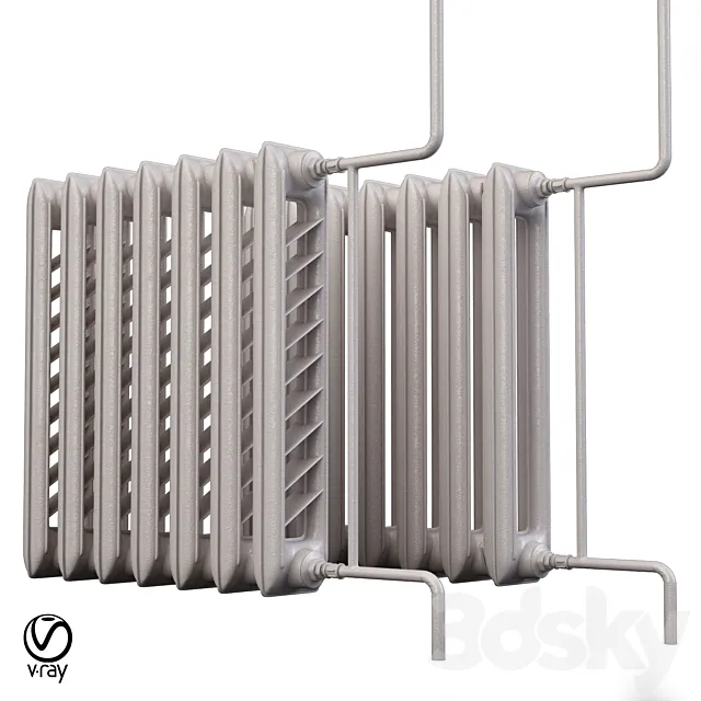 Radiator MC-140 3DS Max Model