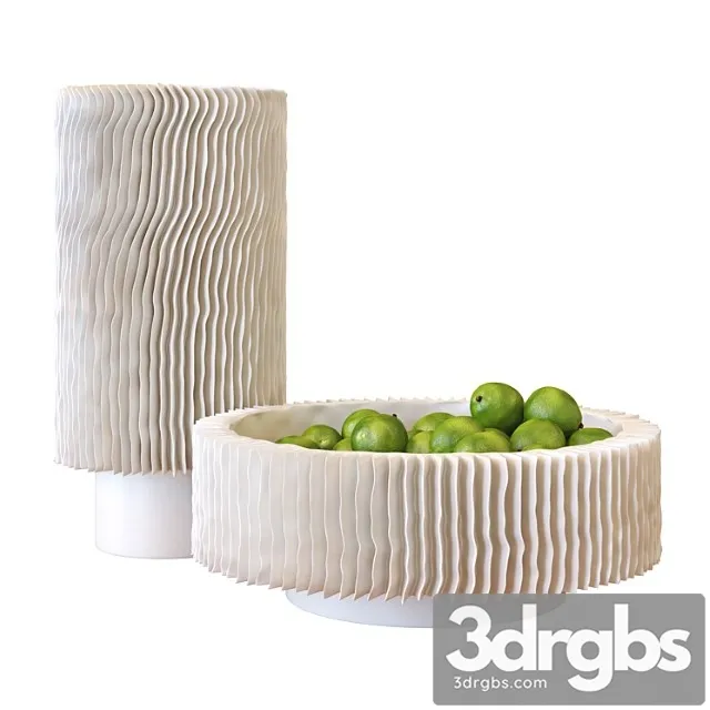 Radiator vases matte white