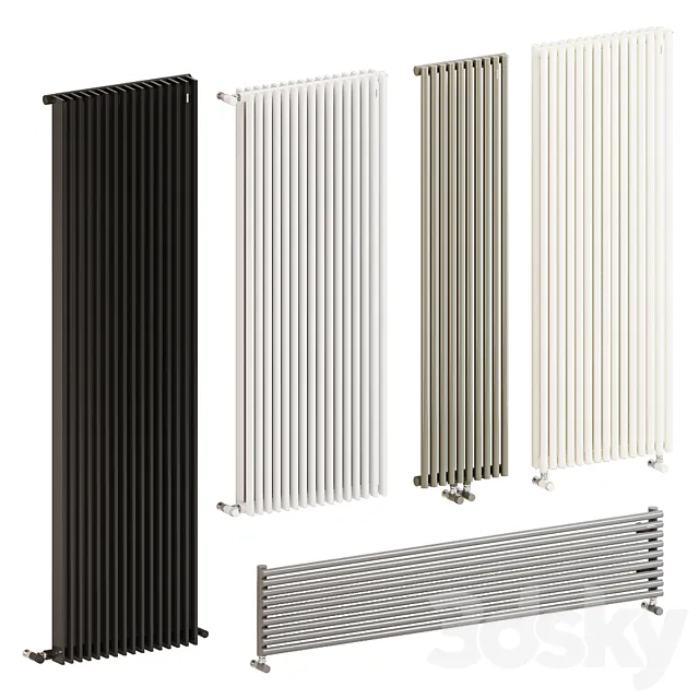 Radiators Tubes radiatori 3ds Max