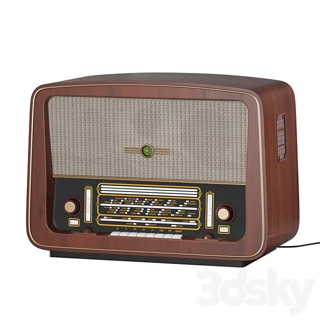 Radio “Belarus-57” 3DSMax File