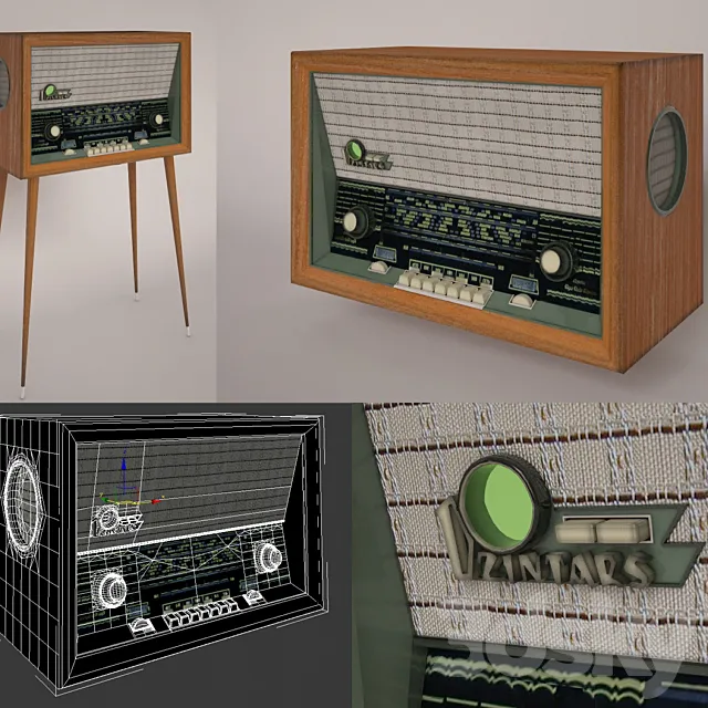 Radio Dzintars 3DS Max Model