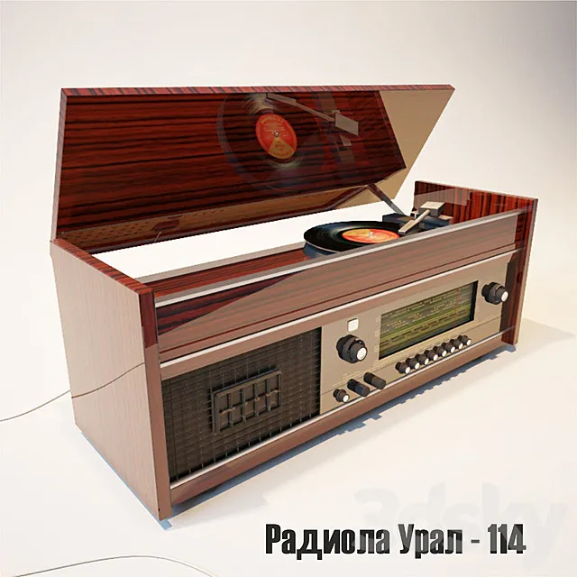 Radiola Ural-114 3DSMax File