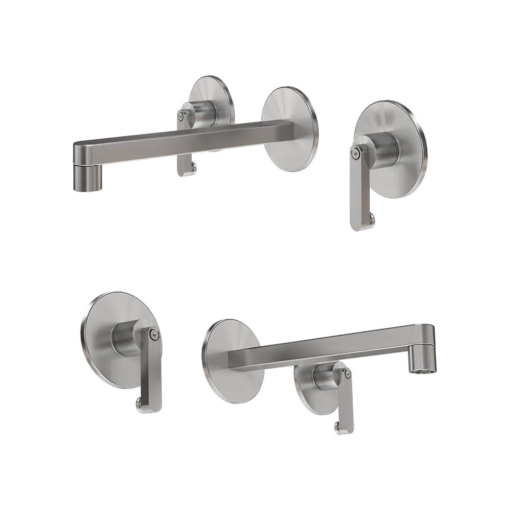 Radomonte – Wall-mounted washbasin mixer KIRA 28 3ds Max