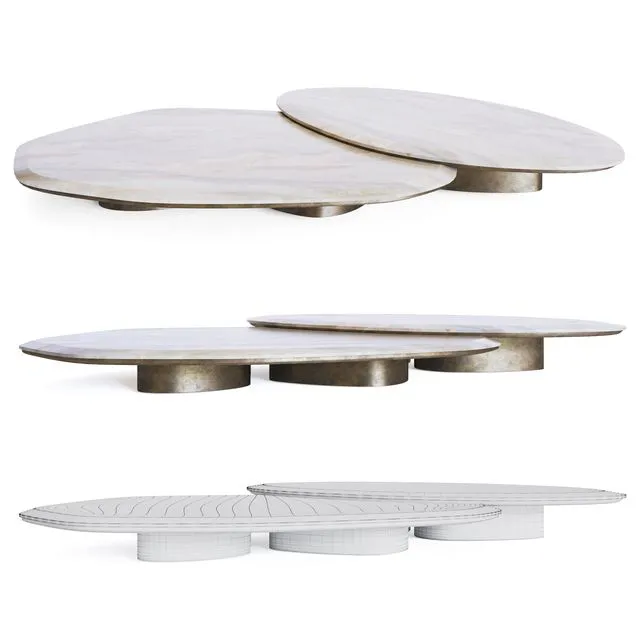 Ragali coffe tables 3dsMax Model
