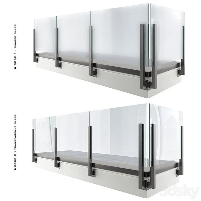 railing-03 3dsMax Model