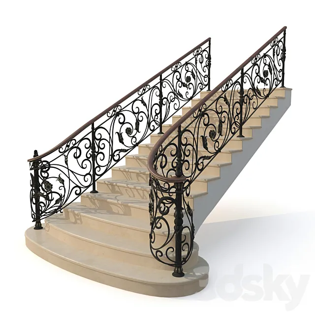 Railing_1211 3DS Max Model