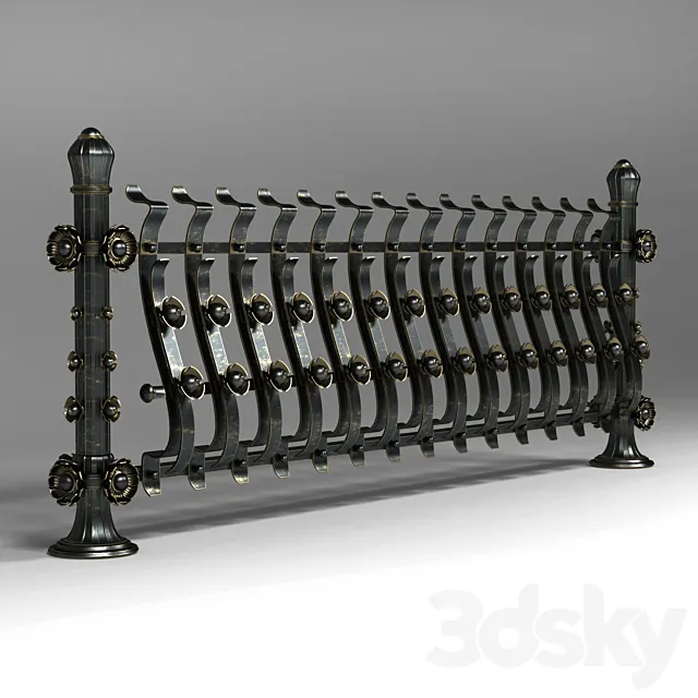 Railings 2323 3DS Max Model