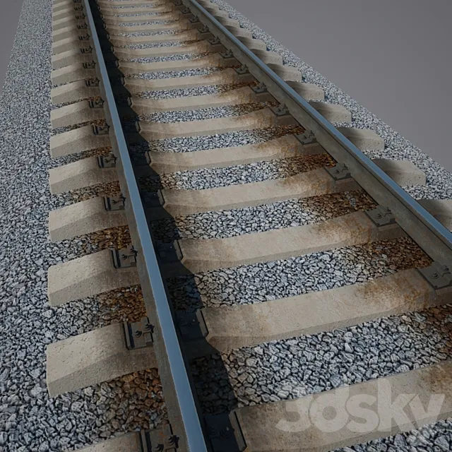 Railway 3DS Max Model