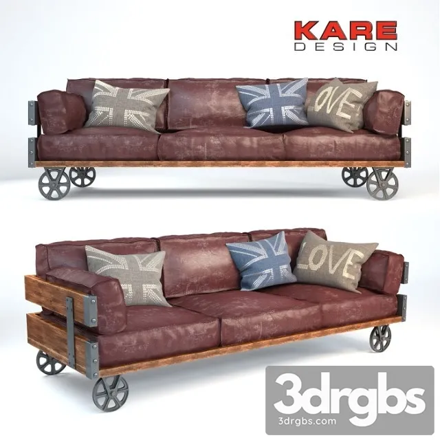 Railway Kare Sofa 3dsmax Download
