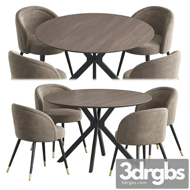 Ralf table chloe chair dining set