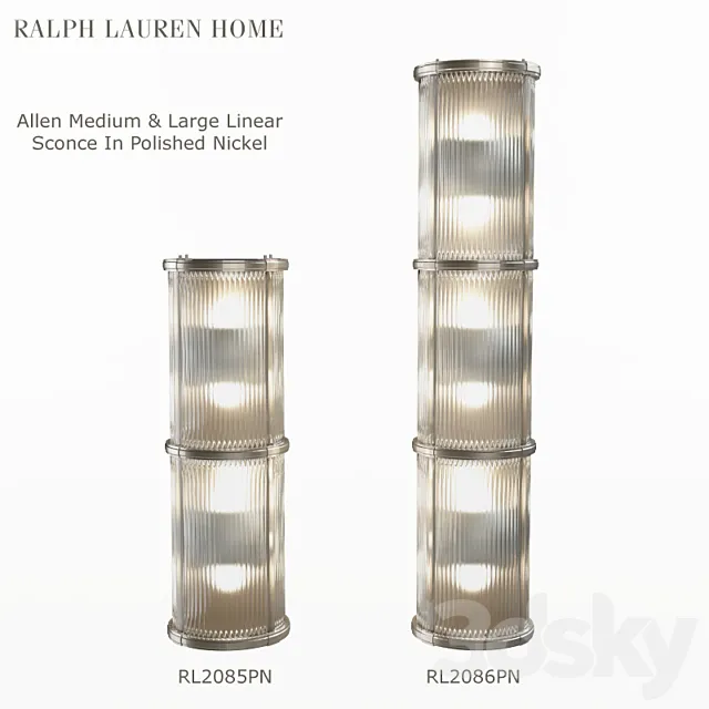 Ralph Lauren Allen RL2085PN and RL2086PN 3DS Max Model