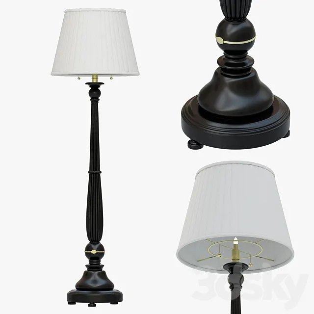 ralph lauren ASTOR FLOOR LAMP 3DS Max Model