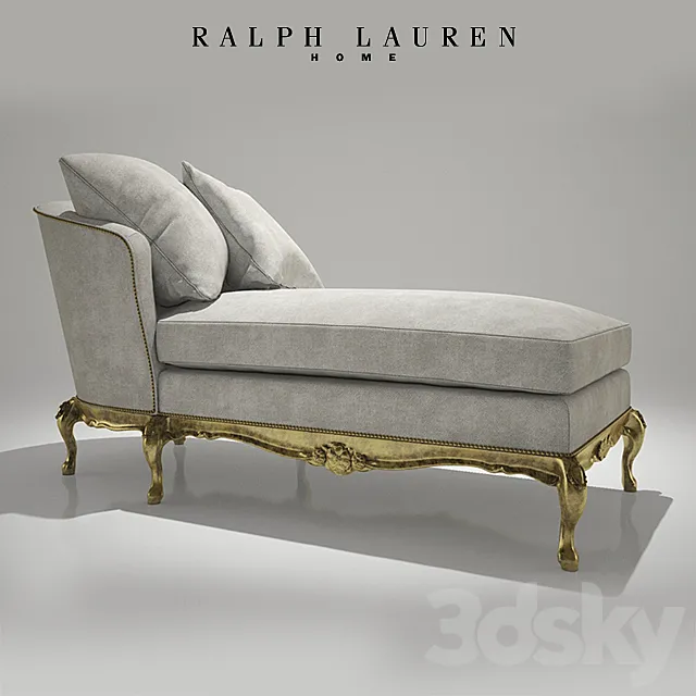 Ralph Lauren Cannes Chaise 3ds Max