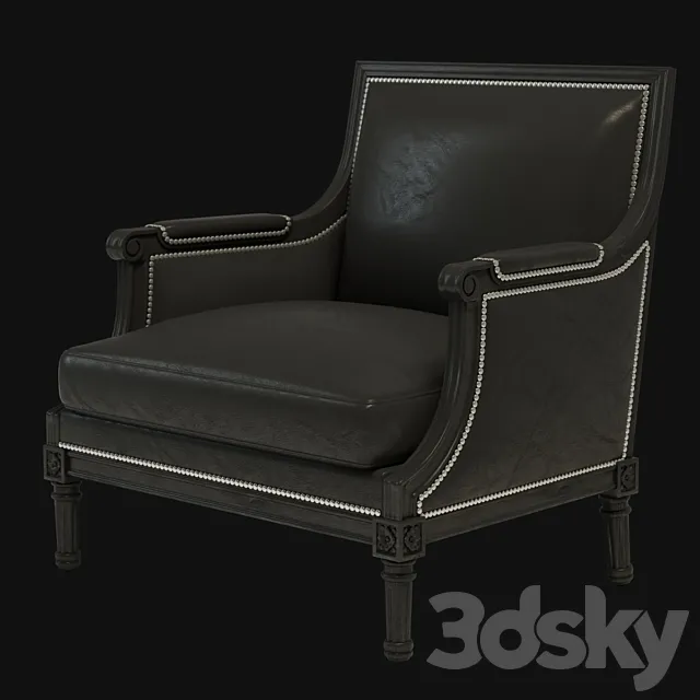 Ralph Lauren DUCHESS SALON CHAIR 3ds Max