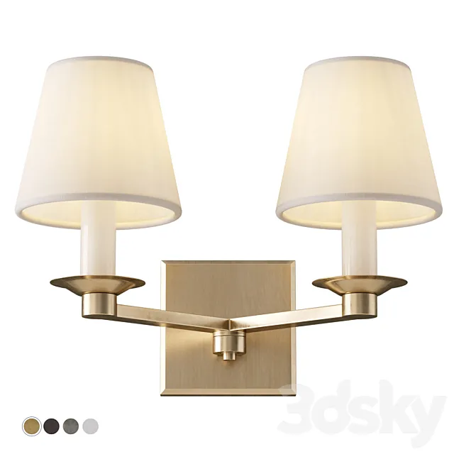 Ralph Lauren – Evans Double-Arm Sconce 3ds Max