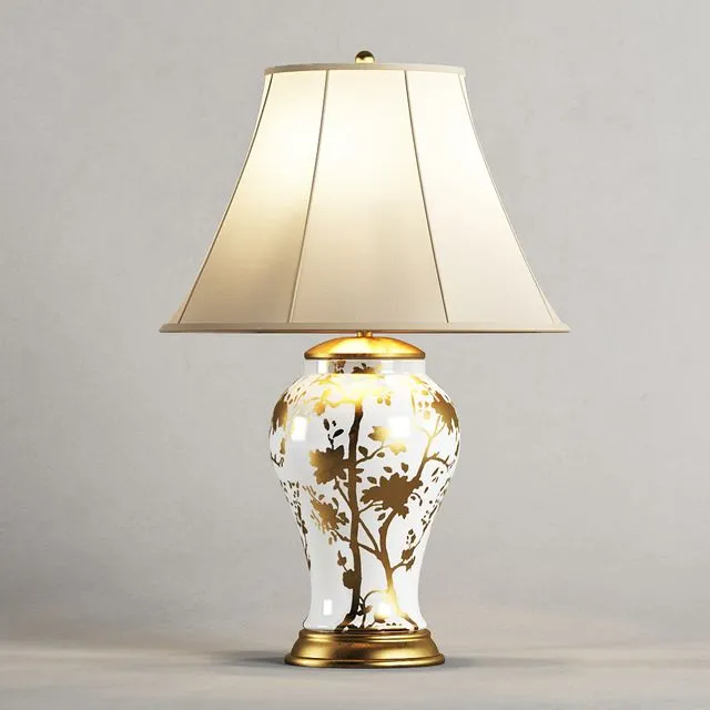 Ralph Lauren Gable Table Lamp in Gold RL 15032GD 3dsMax Model