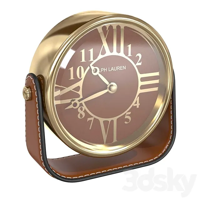 Ralph Lauren Home Brennan Clock 3DS Max Model