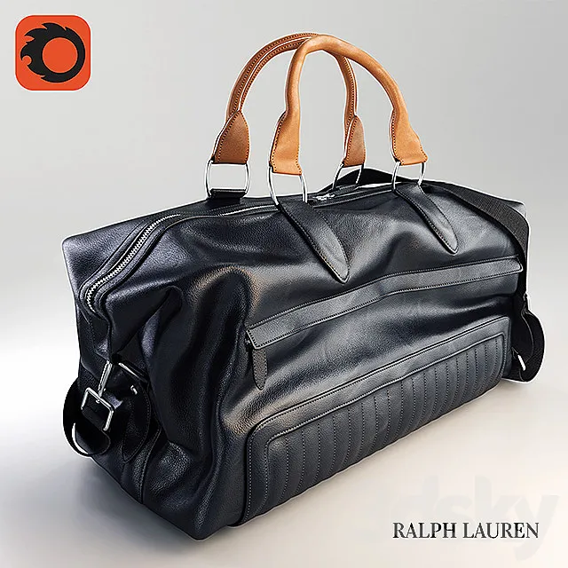 Ralph Lauren Leather Duffel Bag 3ds Max