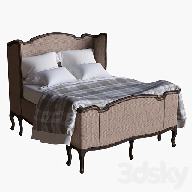 Ralph Lauren THE HEIRESS BED 753-10 Queen Size 3ds Max