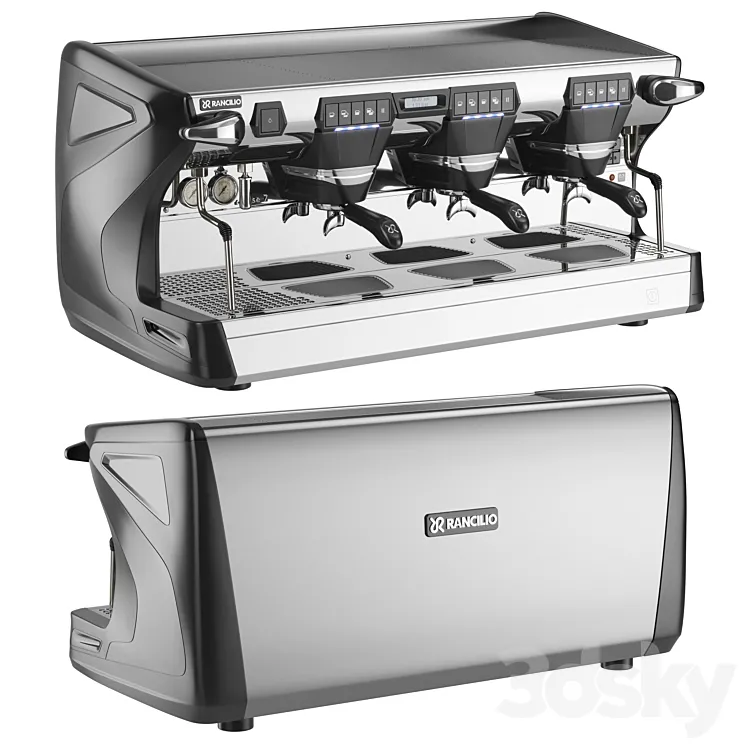 rancilio classe 7 coffee espresso machine maker 3DS Max Model