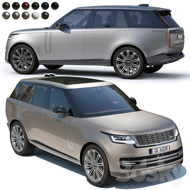 Range Rover 2023 3ds Max