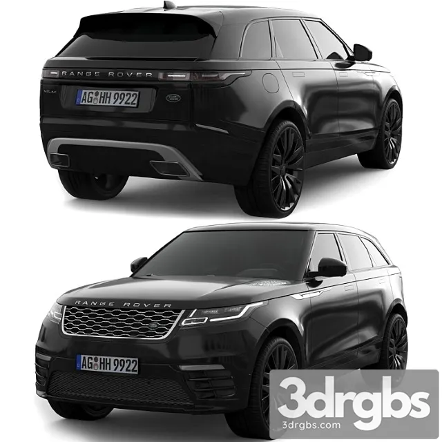 Range Rover Velar Black 3dsmax Download