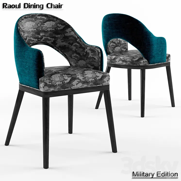 Raoul Dining Chair 3DS Max