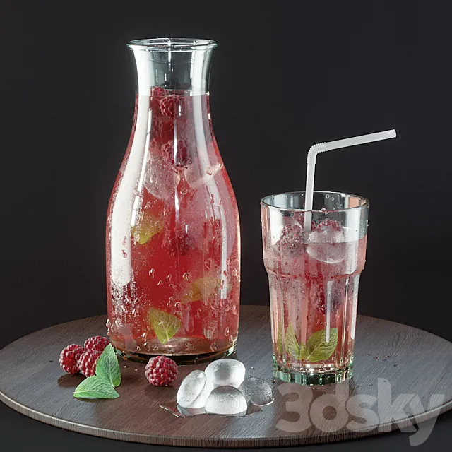 Raspberry Lemonade 3DS Max Model