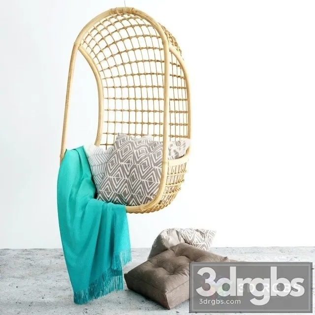 Ratan Hanging Outdoor Chair 3dsmax Download