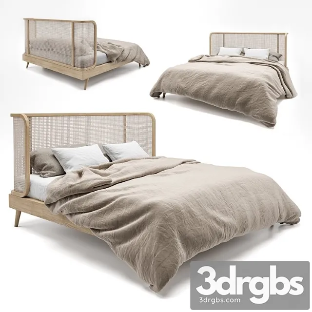 Rattan bed mb03 2 3dsmax Download